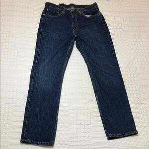 Levi's 514 Dark Blue Straight Jeans